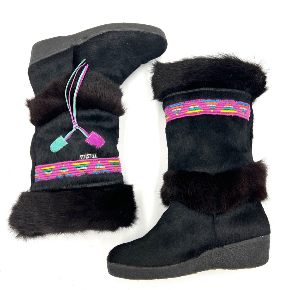Tecnica Italian Apres Skandia Fur Ski Winter Boots Womens EU 41 Size 9 - Picture 5 of 15
